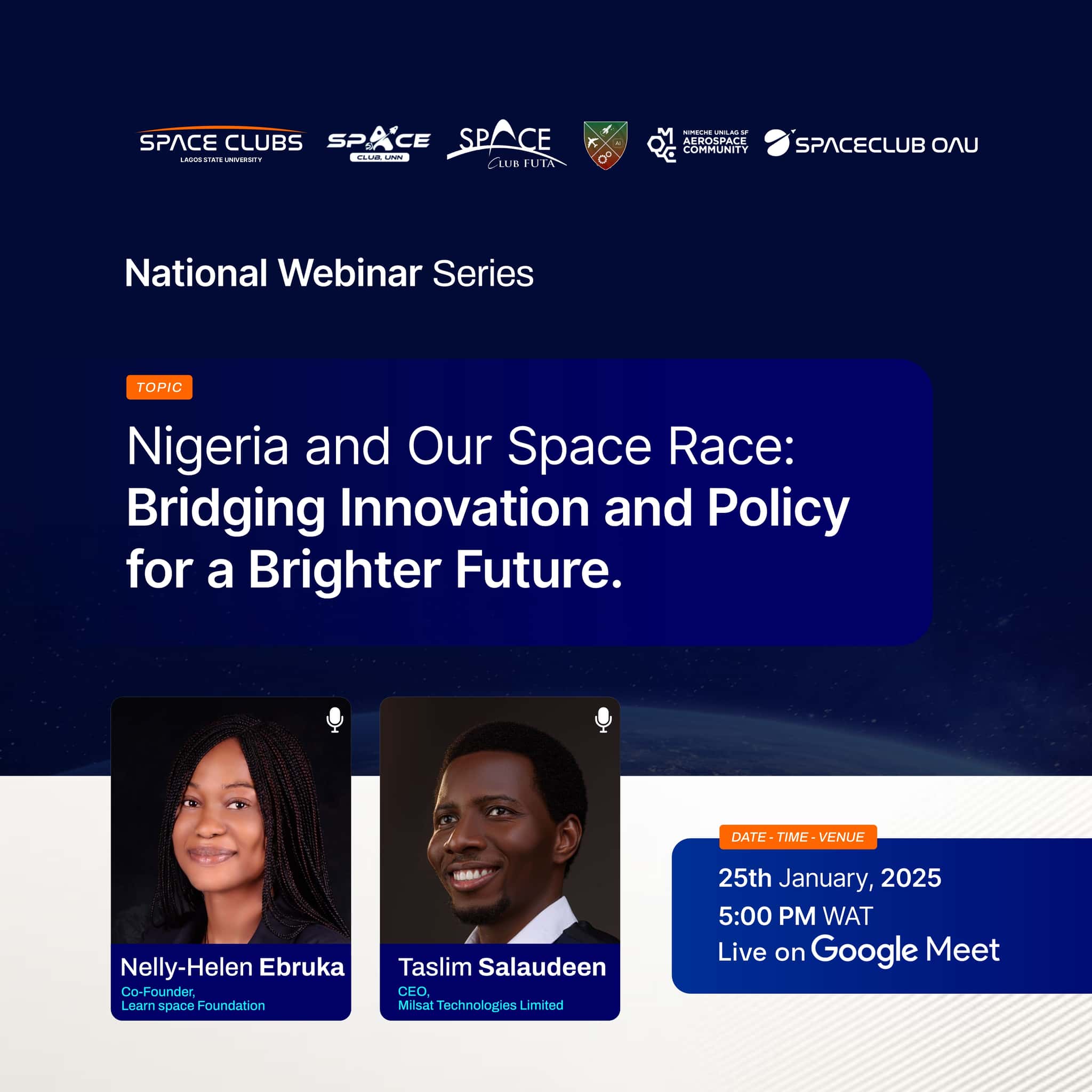 Nigeria and Our Space Race Webinar